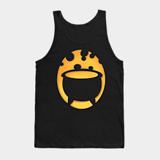 Halloween Witch Cauldron Tank Top